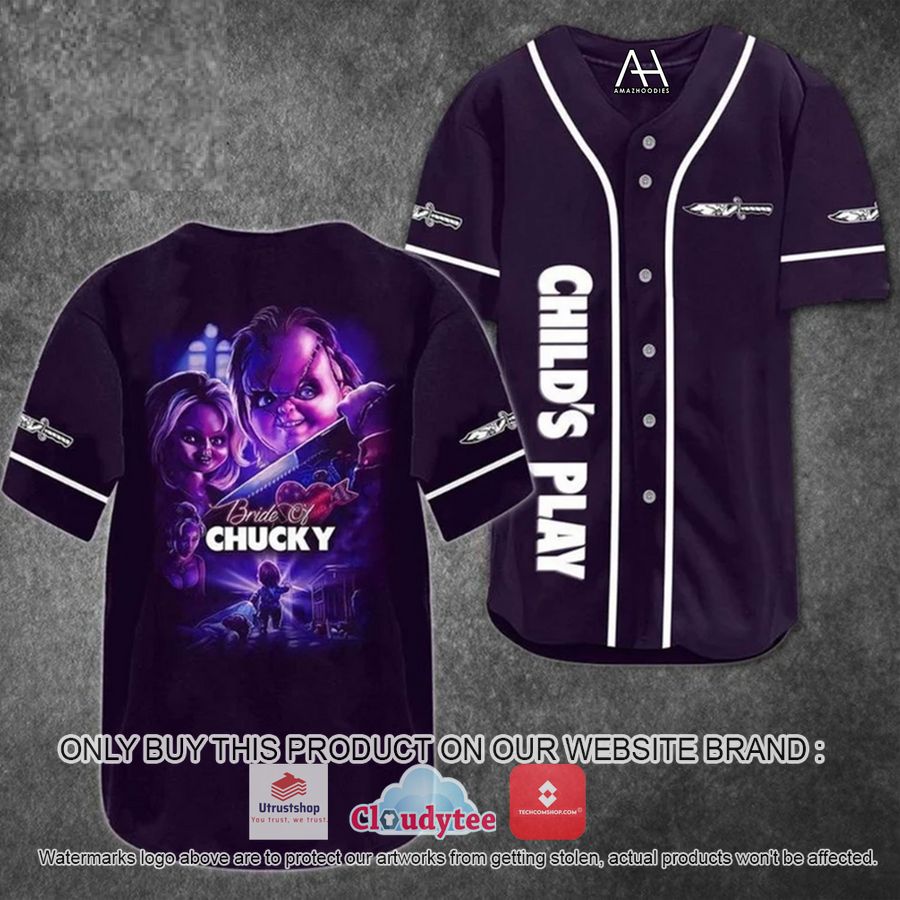 chucky childs play purple baseball jersey 1 31027