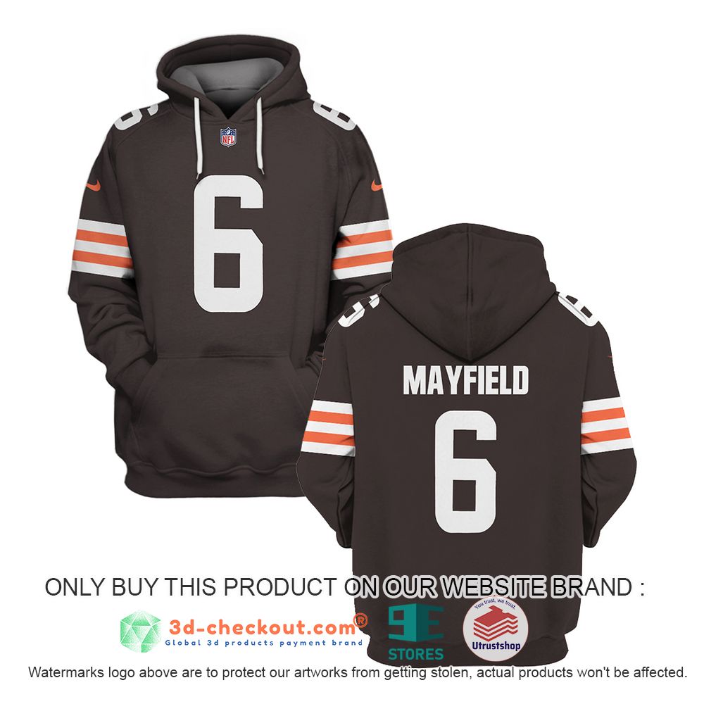 cleveland browns nfl baker mayfield 3d shirt hoodie 2 38019