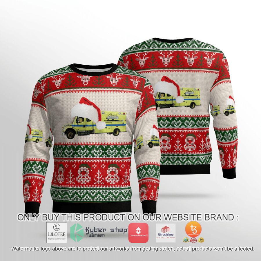 cleveland ems christmas sweater 1 40348