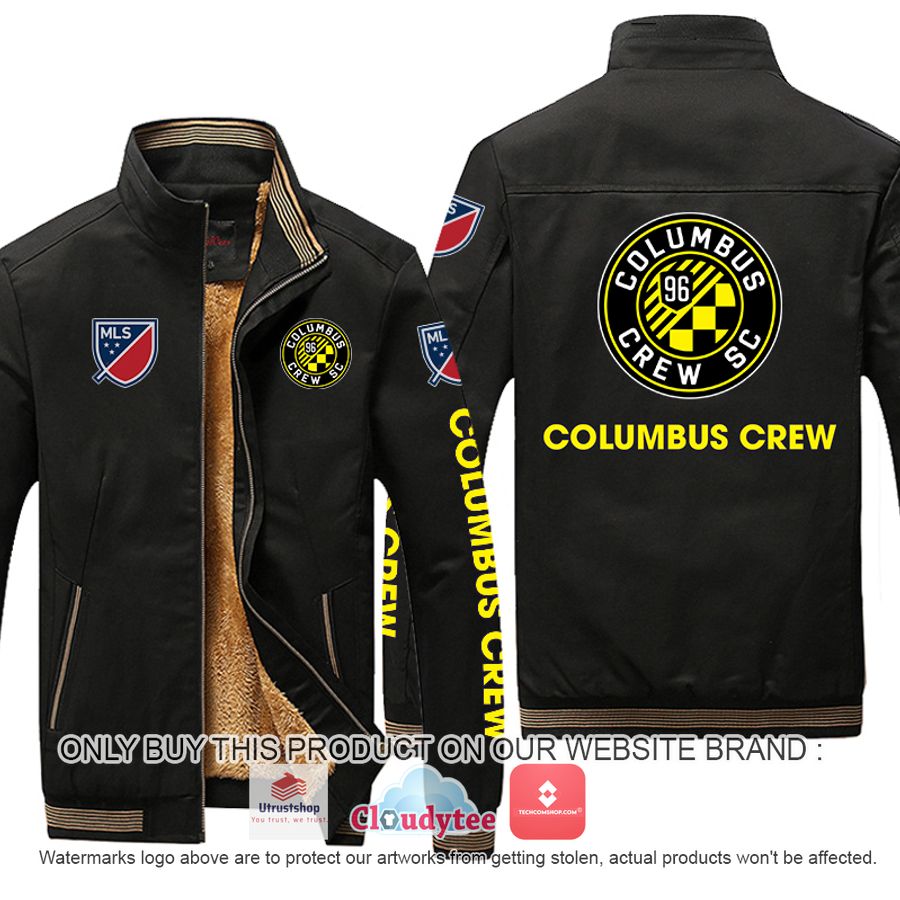 columbus crew mls moutainskin leather jacket 1 37634