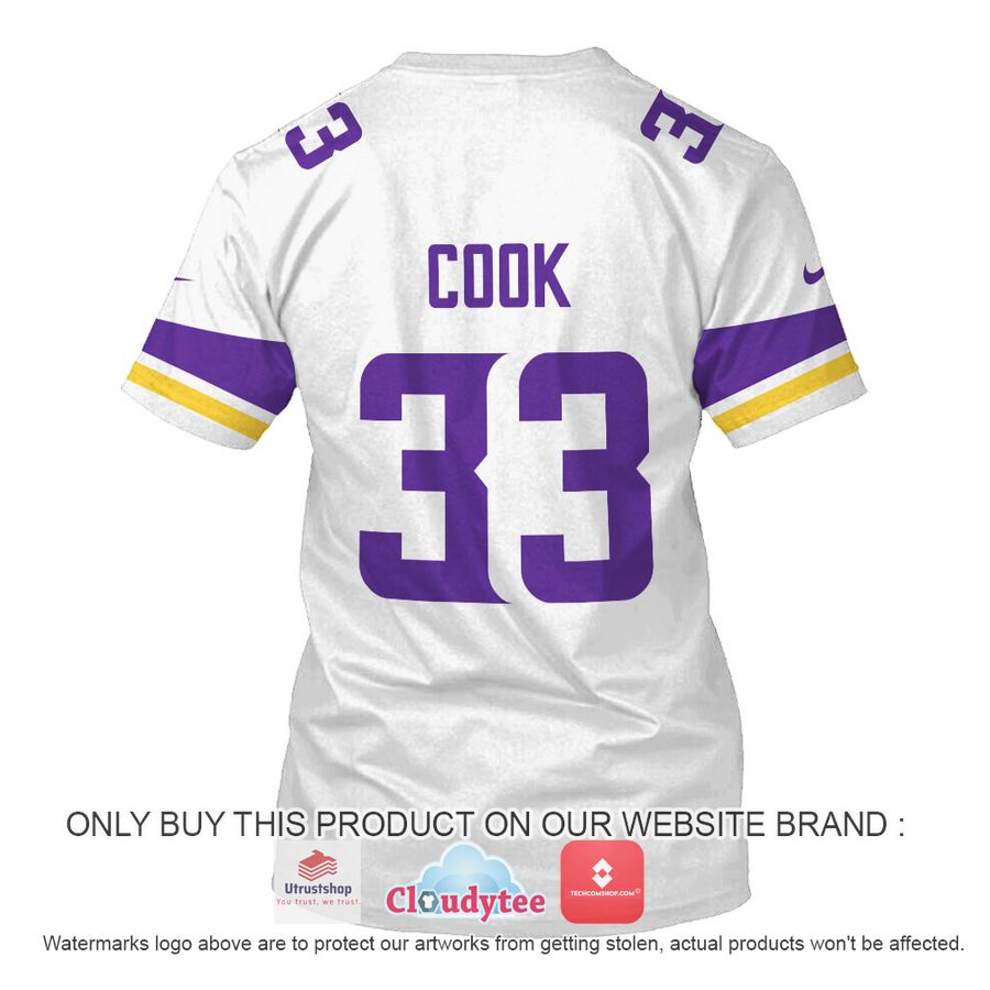 cook 33 minnesota vikings nfl purple white hoodie shirt 6 53654
