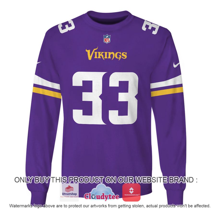cook 33 minnesota vikings purple nfl hoodie shirt 3 75879