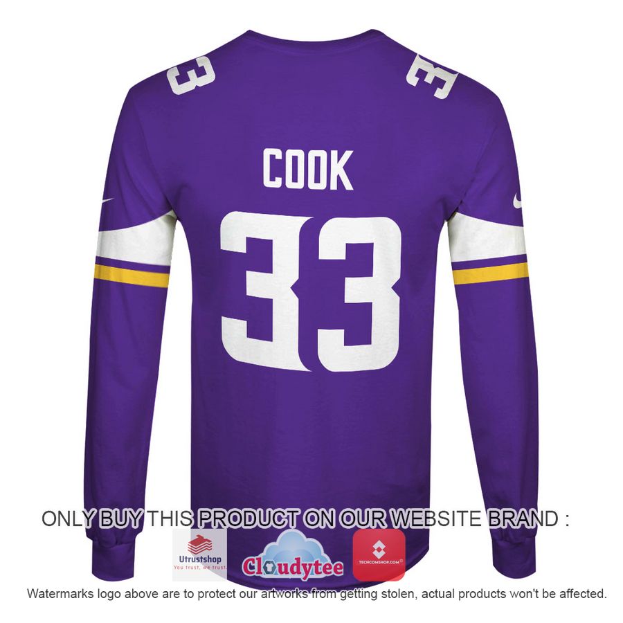cook 33 minnesota vikings purple nfl hoodie shirt 4 65239