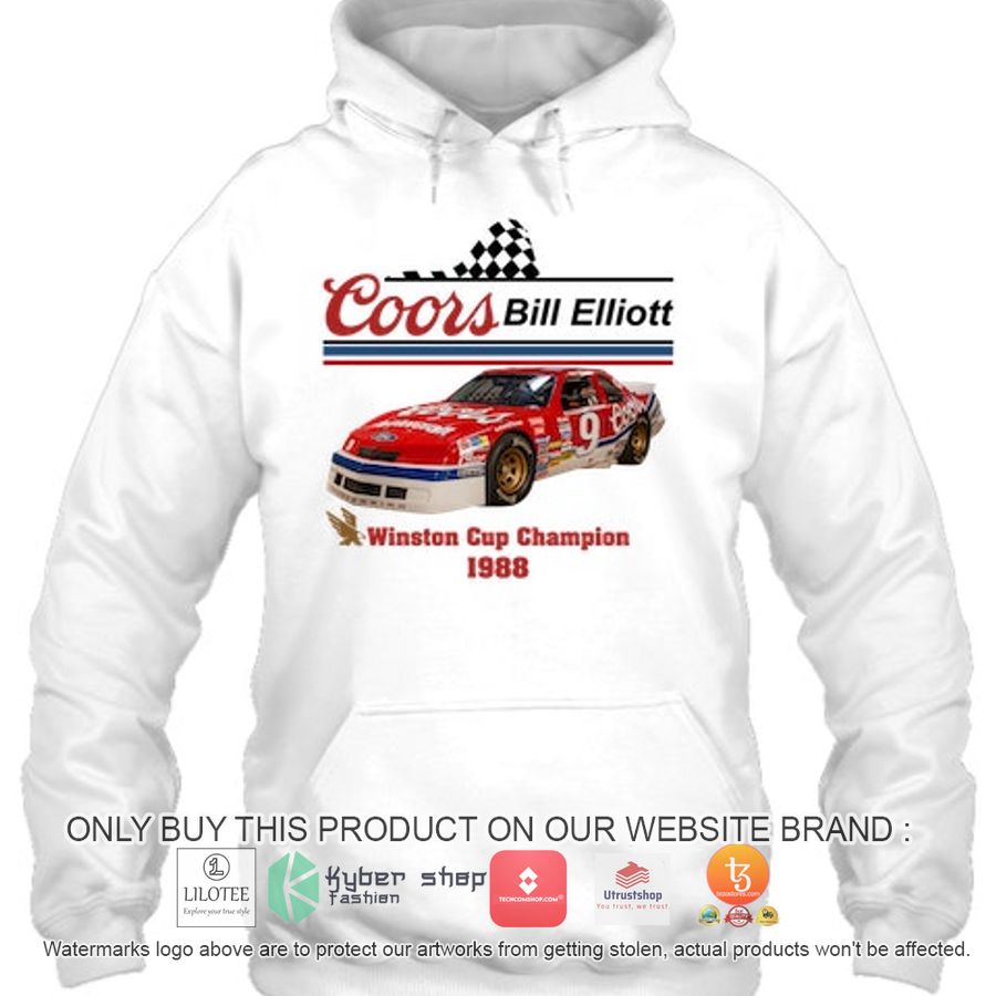 coors motorcraft 1988 bill elliott 2d shirt hoodie 1 63787