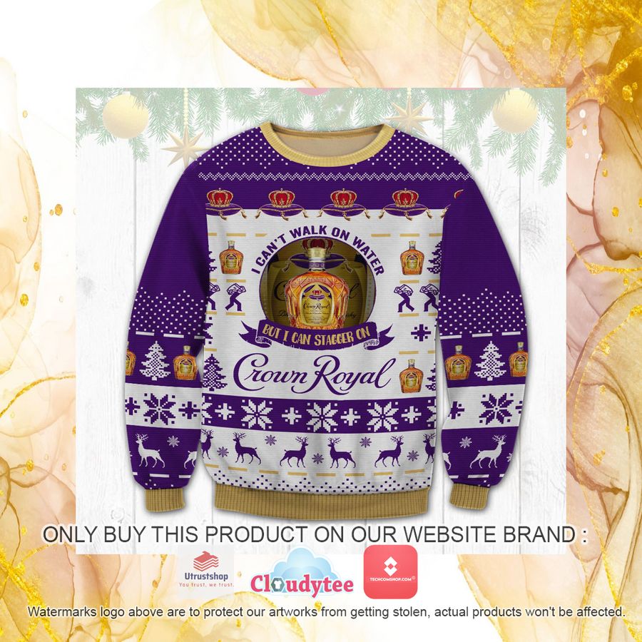 crown royal stagger on ugly sweater 1 82492
