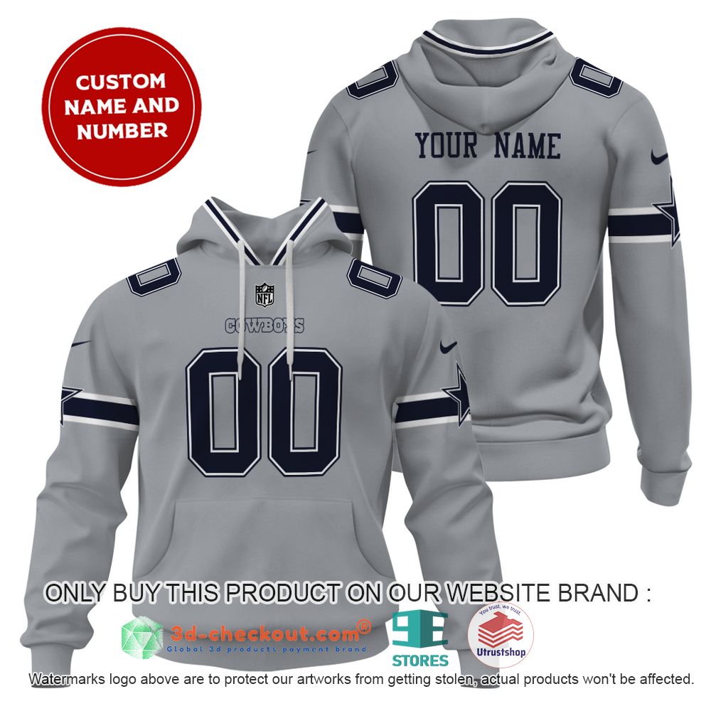 dallas cowboys nfl personalized 3d shirt hoodie 2 2711