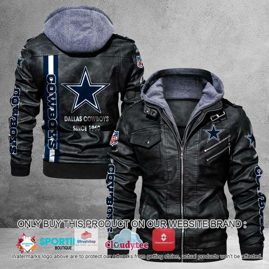 dallas cowboys since 1960 nfl leather jacket 1 56447