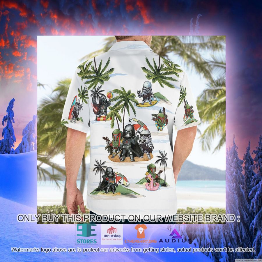 darth vader boba fett stormtrooper summer time white hawaii shirt shorts 9 23897