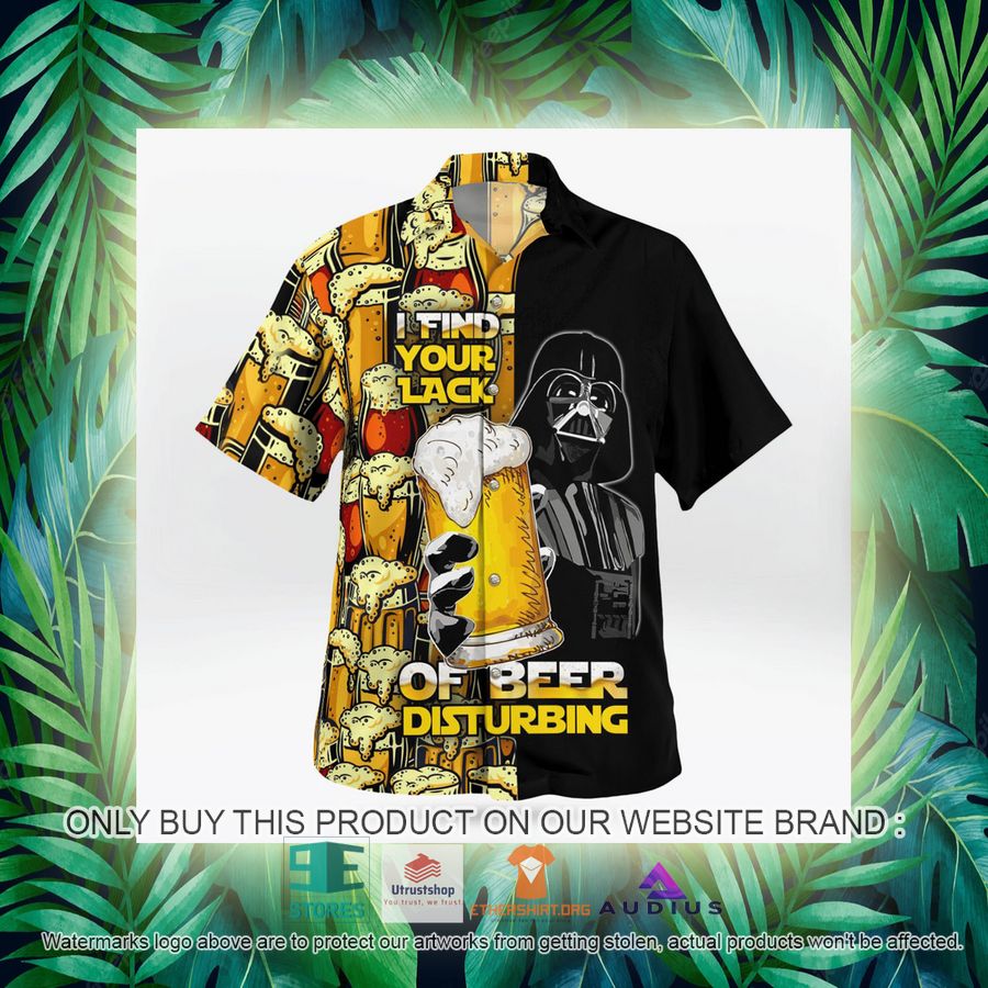 darth vader i find your lack of beer disturbing hawaii shirt shorts 13 9920