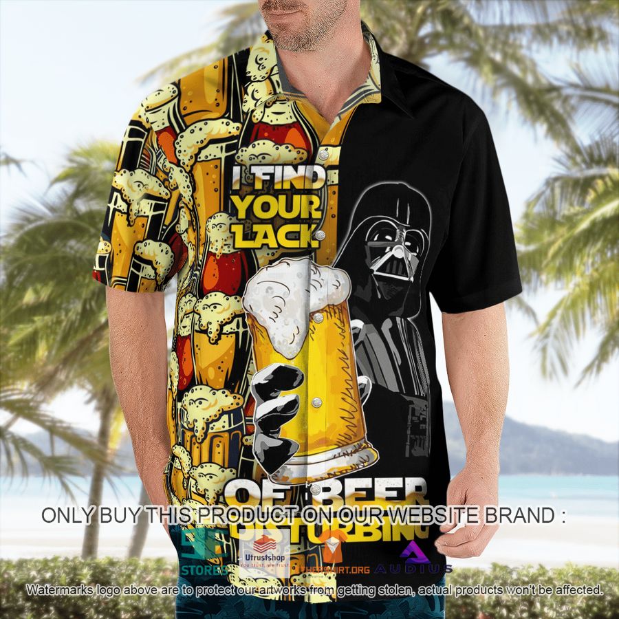 darth vader i find your lack of beer disturbing hawaii shirt shorts 4 52501