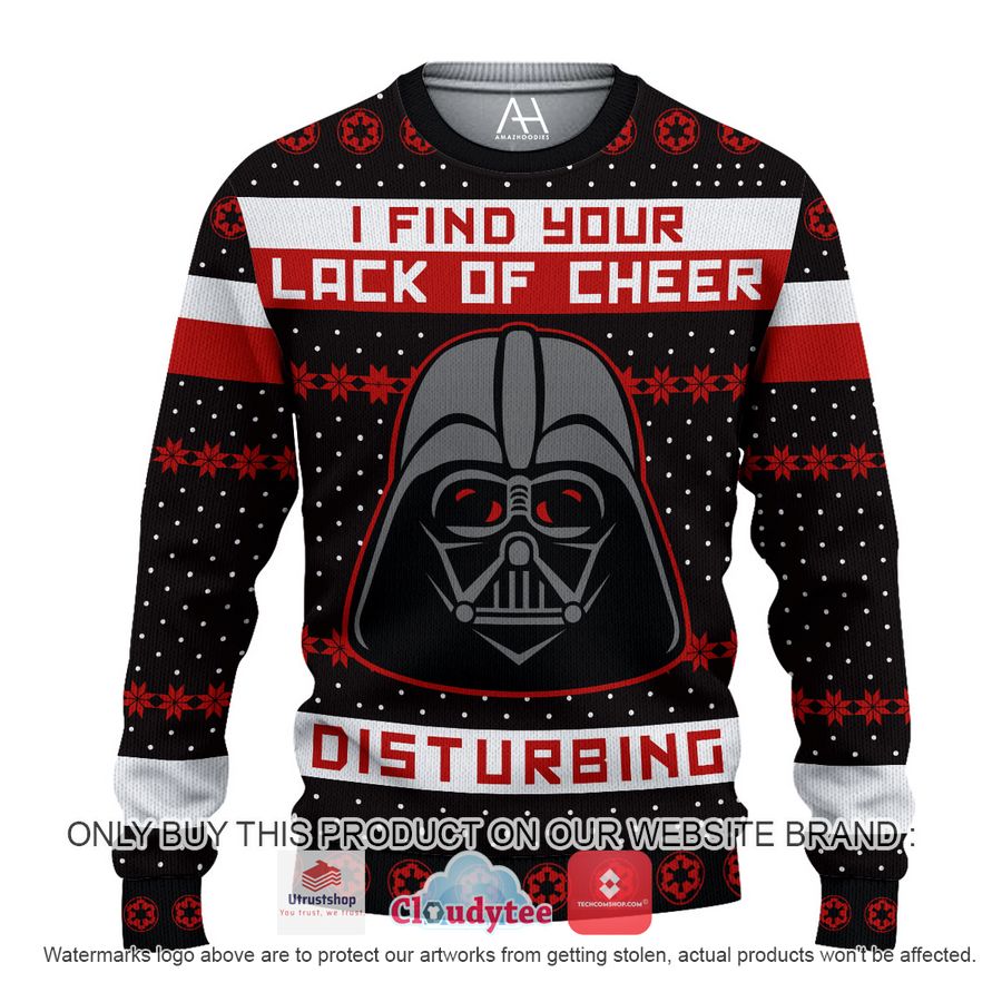darth vader i find your lack of cheer christmas all over printed shirt hoodie 1 66377