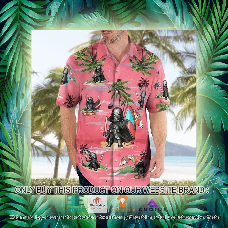 darth vader summer time pink hawaii shirt shorts 16 55648