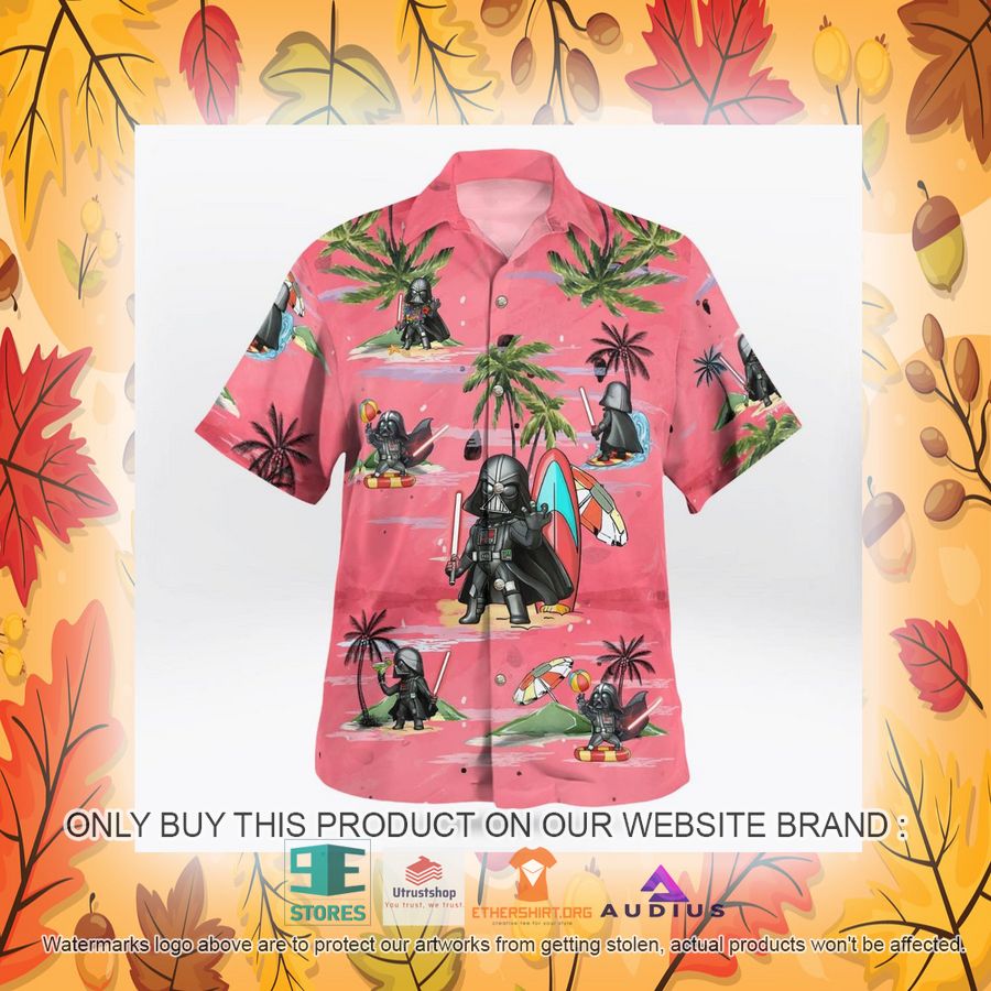 darth vader summer time pink hawaii shirt shorts 19 95797