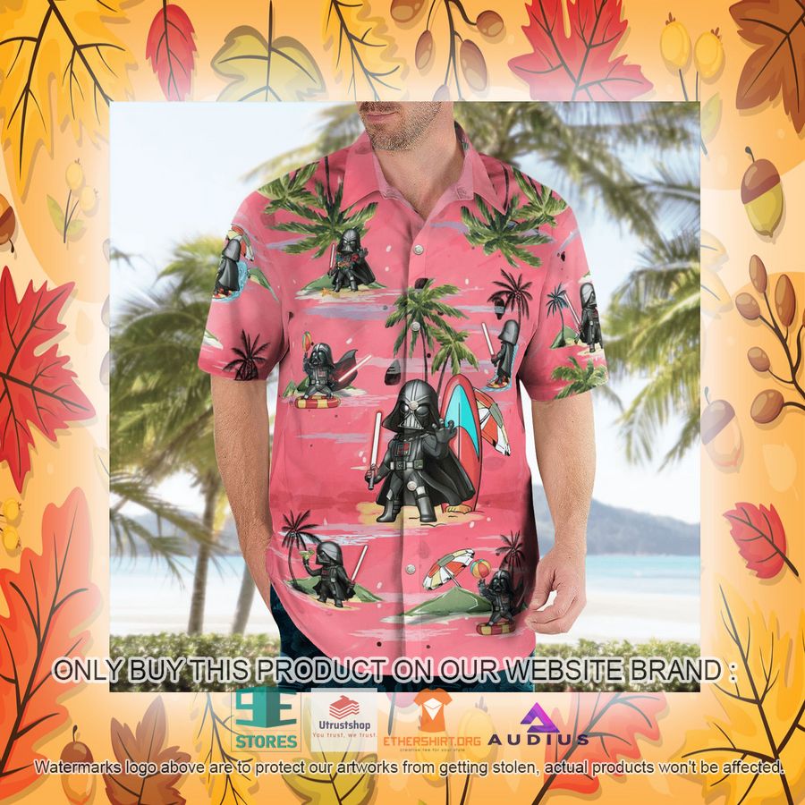 darth vader summer time pink hawaii shirt shorts 22 60553