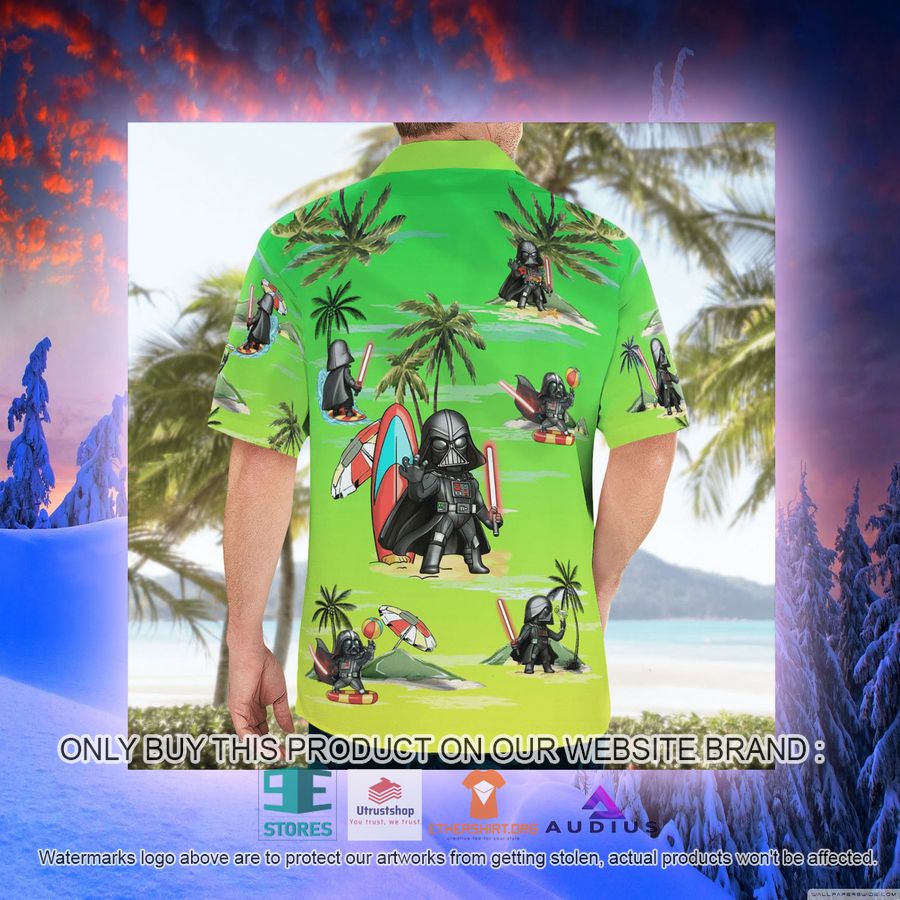 darth vader summer time sunset green hawaii shirt shorts 9 53834