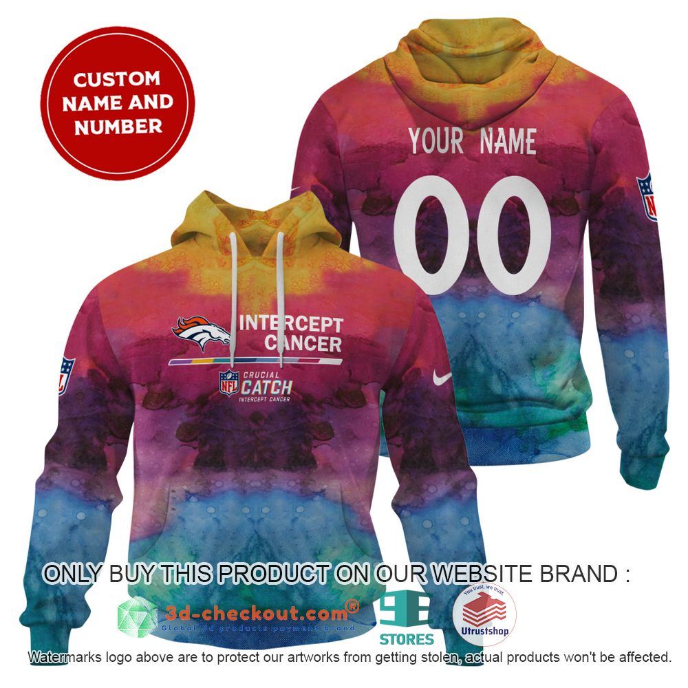 denver broncos intercept cancer nfl personalized 3d shirt hoodie 2 99297
