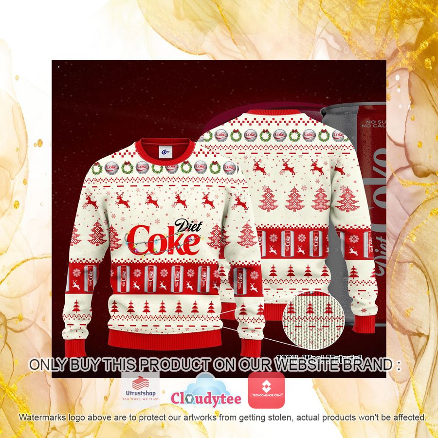 diet coke santa hat christmas ugly christmas sweater 1 79890