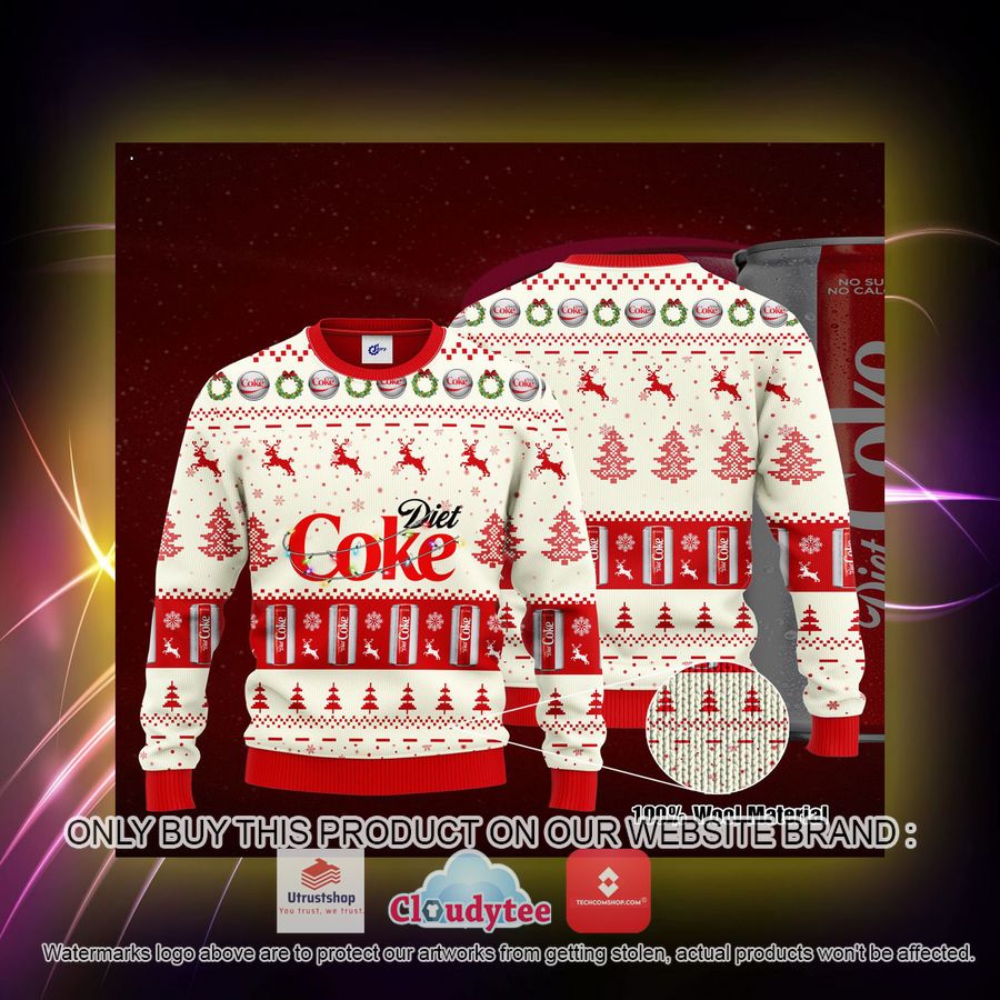 diet coke santa hat christmas ugly christmas sweater 3 28172
