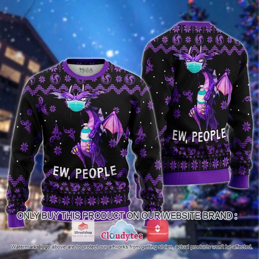 dragon ew people christmas all over printed shirt hoodie 1 9940