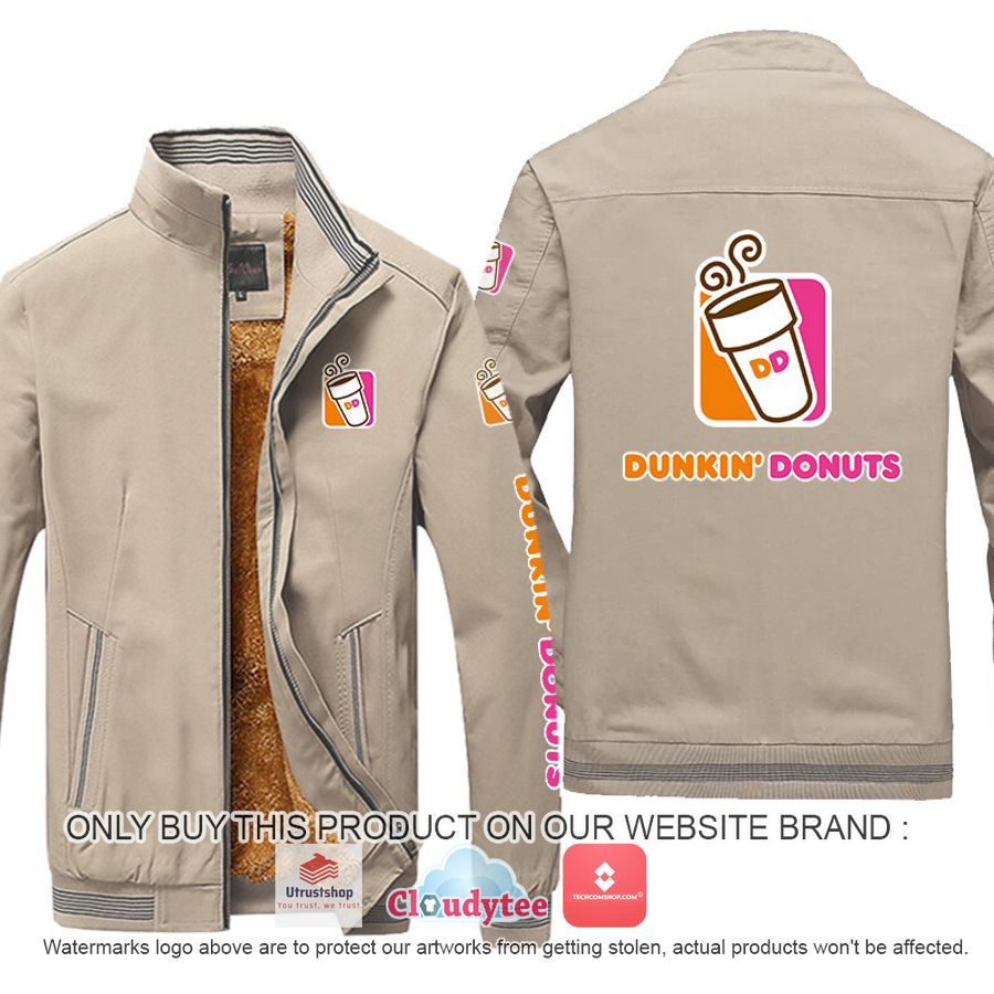 dunkin donuts moutainskin leather jacket 1 9393