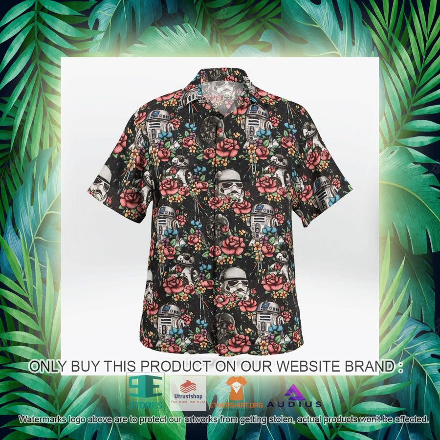 floral darth vader stormtrooper r2d2 hawaii shirt shorts 13 51155