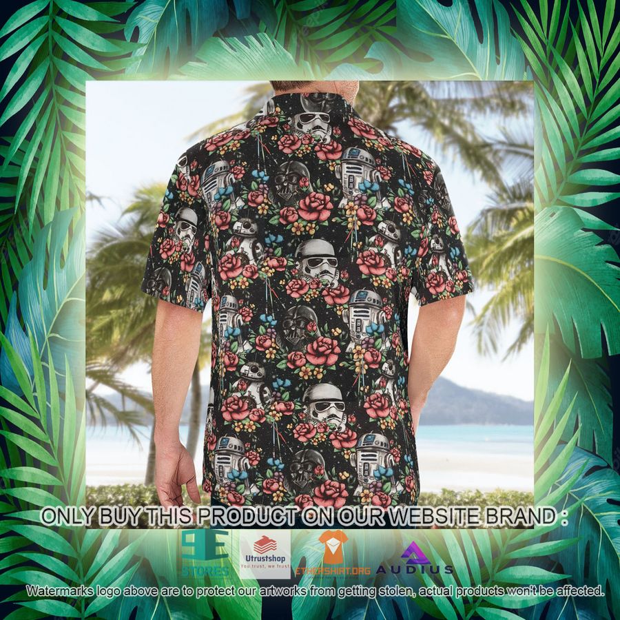 floral darth vader stormtrooper r2d2 hawaii shirt shorts 15 20761