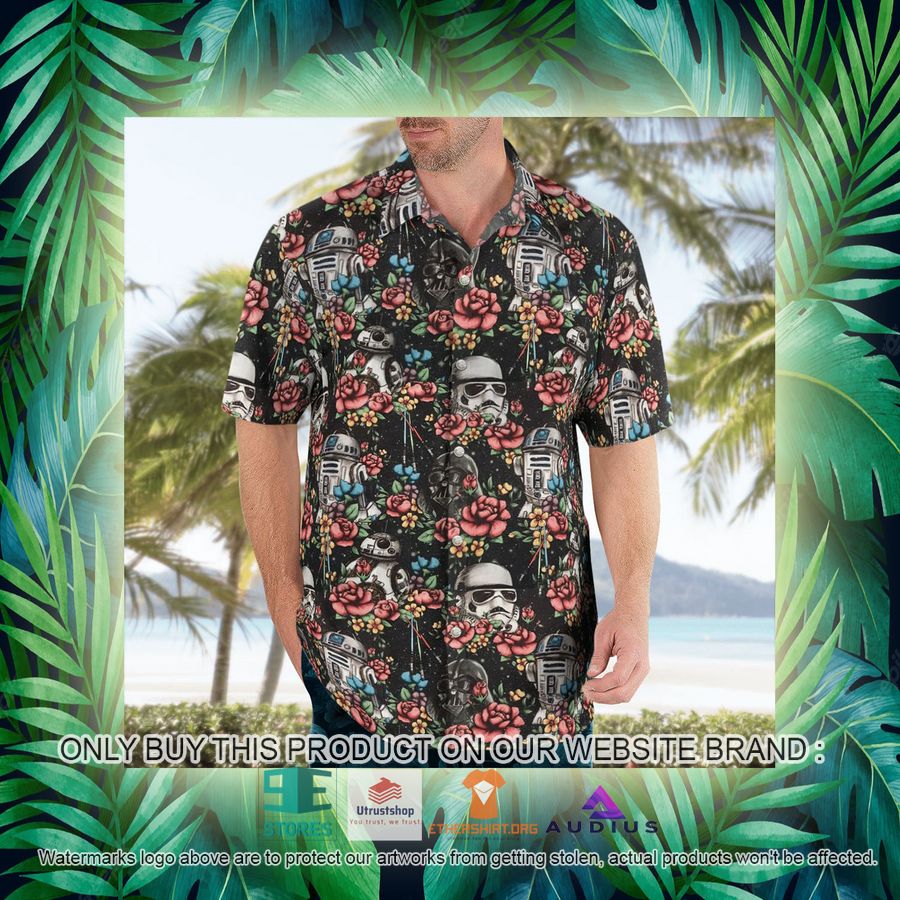 floral darth vader stormtrooper r2d2 hawaii shirt shorts 16 37867