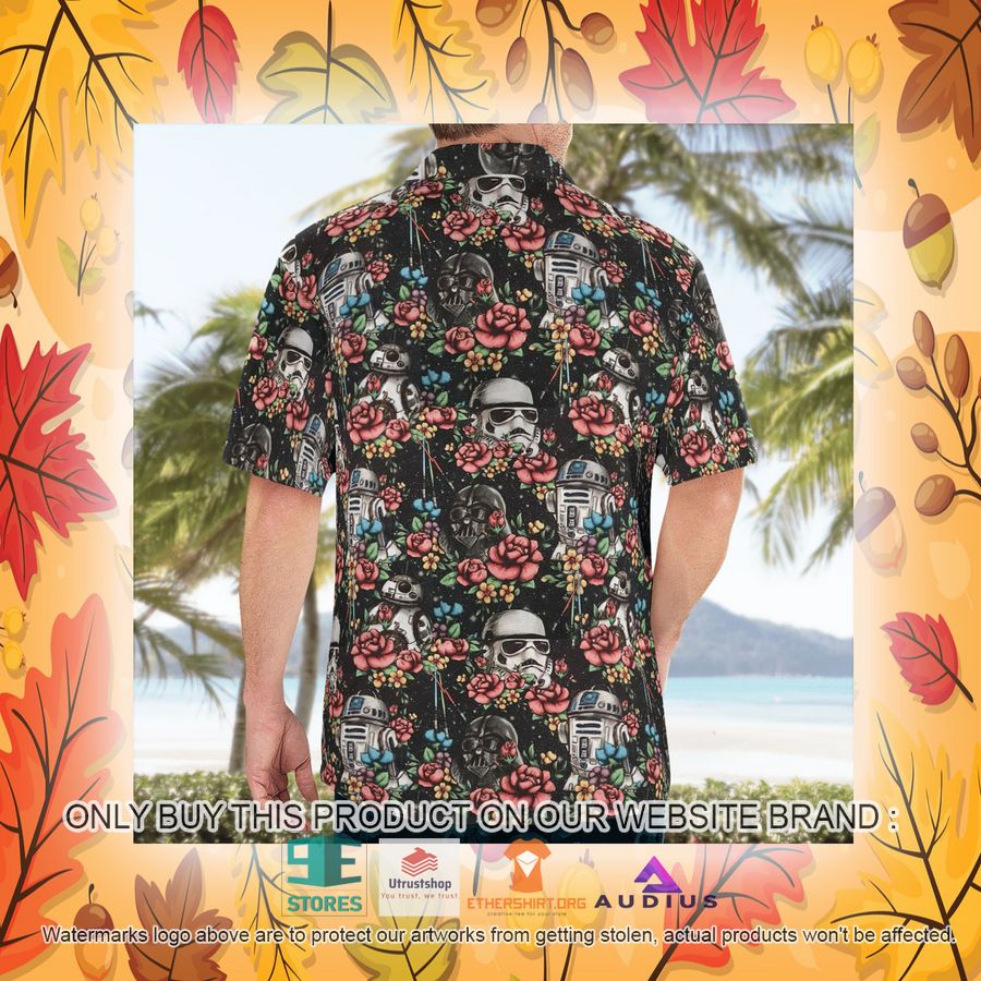floral darth vader stormtrooper r2d2 hawaii shirt shorts 21 13168