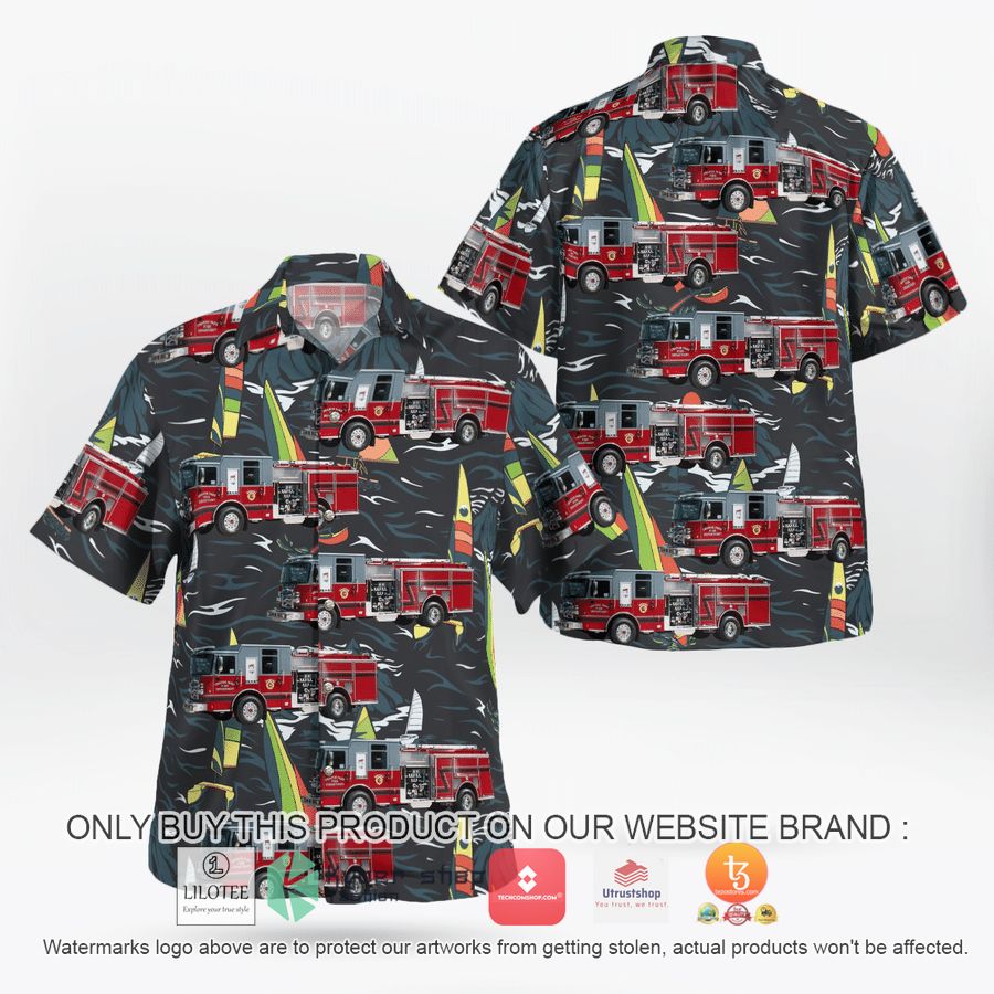florida orange park fire department station 19 pumper hawaiian shirt 1 48717
