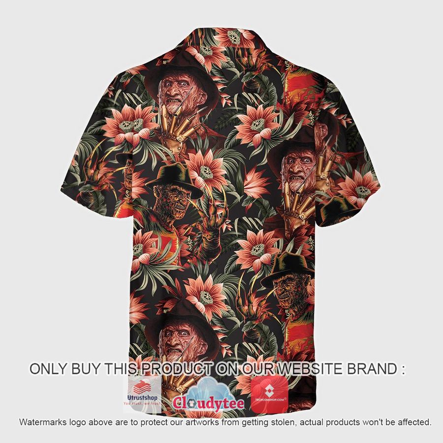 freddy krueger flowers hawaiian shirt 2 74059