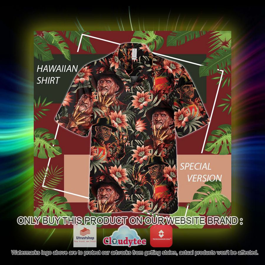 freddy krueger flowers hawaiian shirt 4 73176