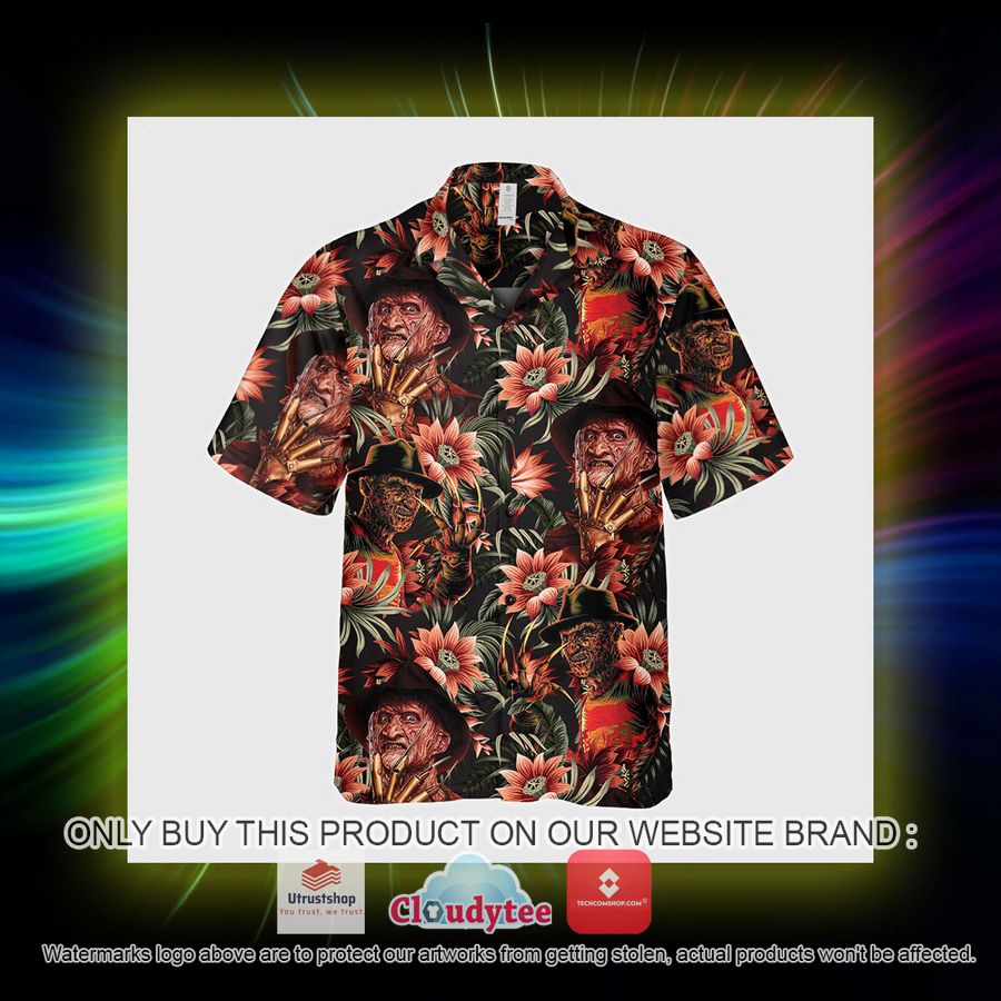 freddy krueger flowers hawaiian shirt 6 13104