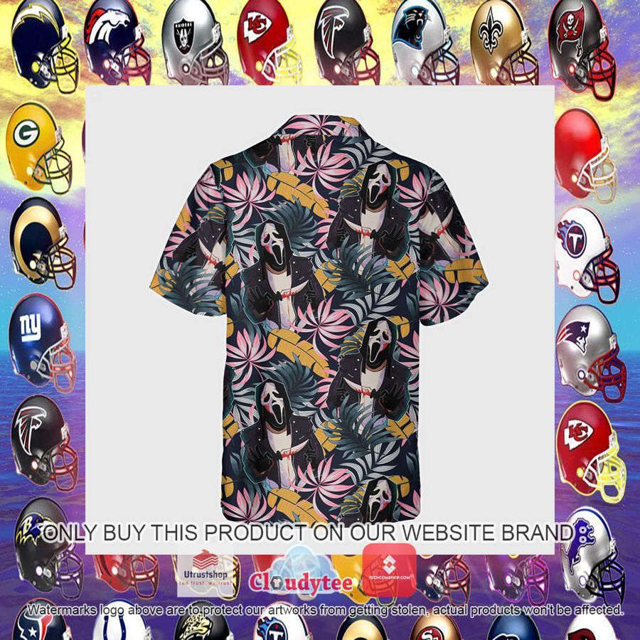 ghost face tropical hawaiian shirt 11 42815