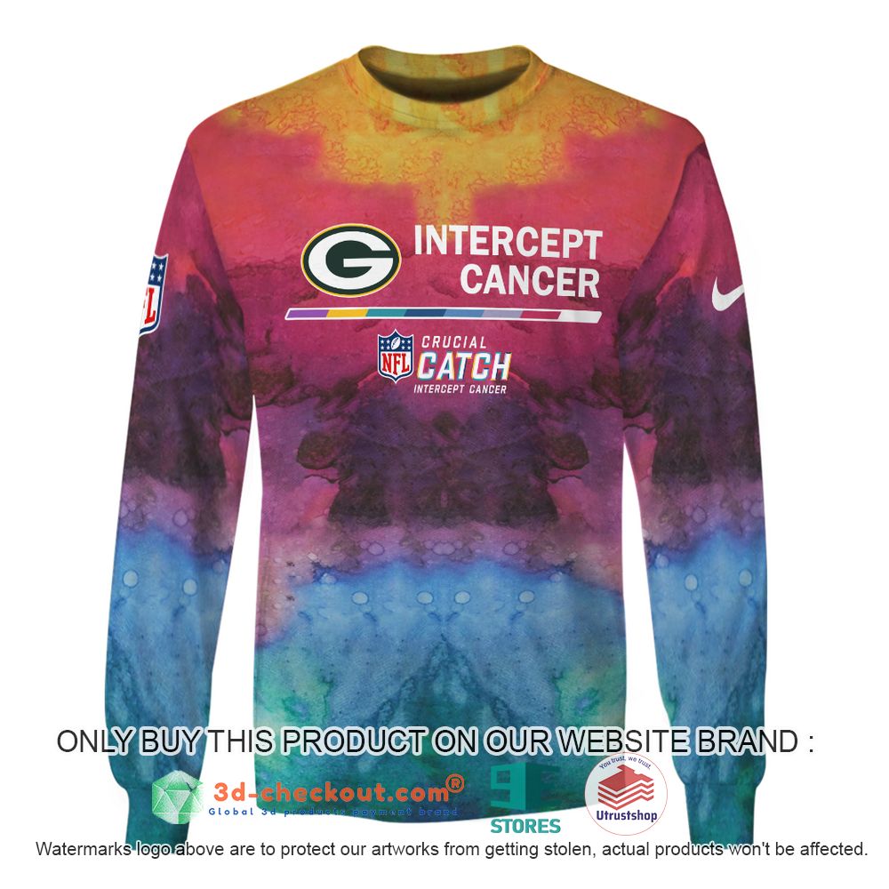 green bay packers intercept cancer nfl personalized 3d shirt hoodie 1 84918
