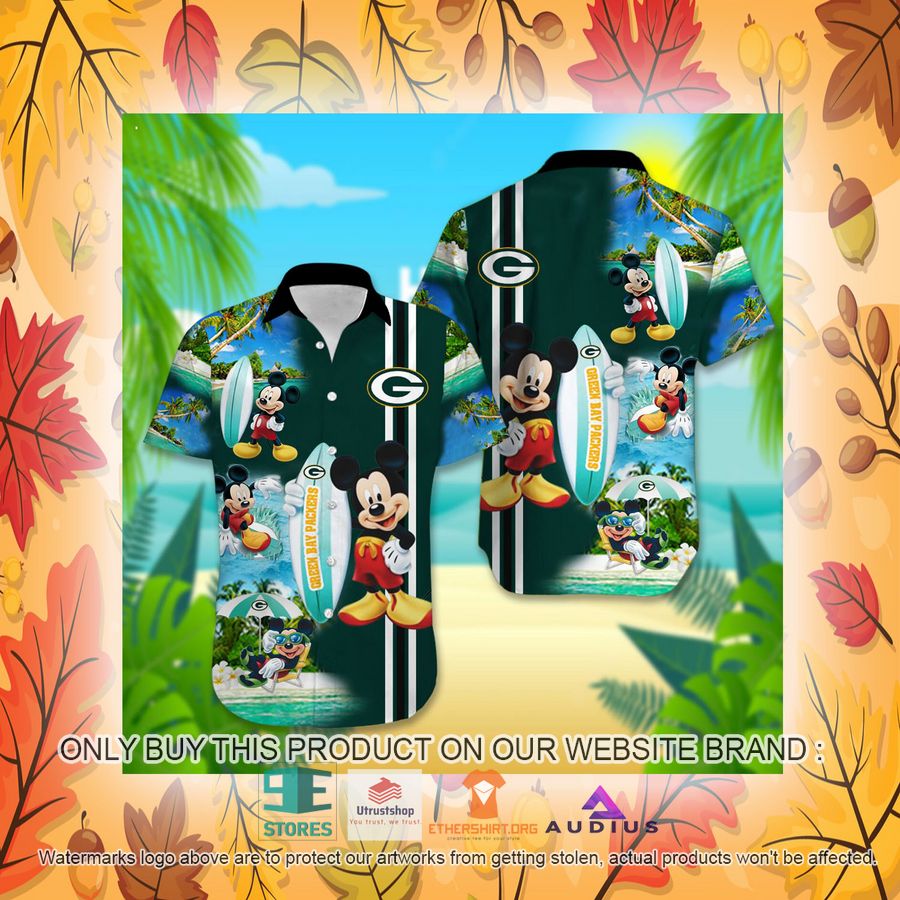 green bay packers mickey mouse surfboard hawaii shirt 4 74657