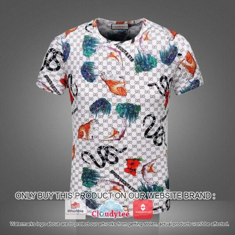 gucci animal floral 3d over printed t shirt 1 9644