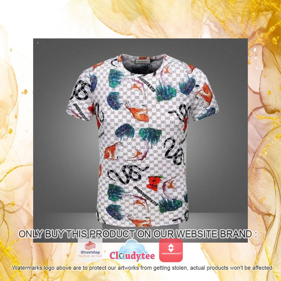 gucci animal floral 3d over printed t shirt 4 10015
