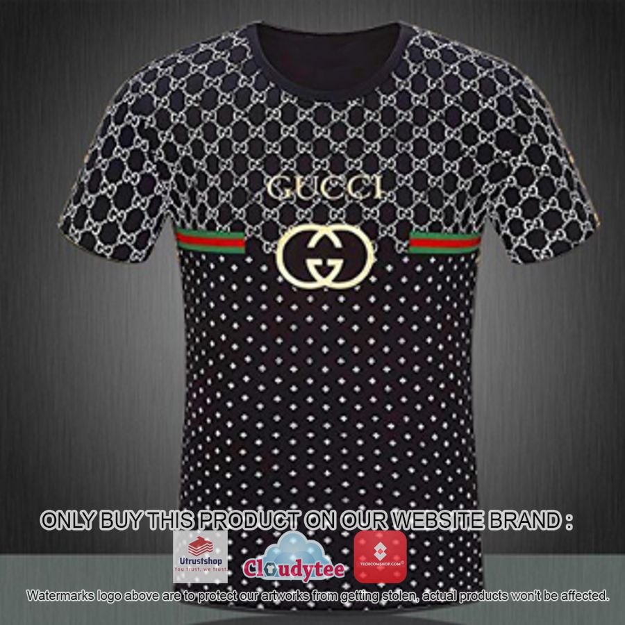 gucci black star pattern 3d over printed t shirt 1 78469