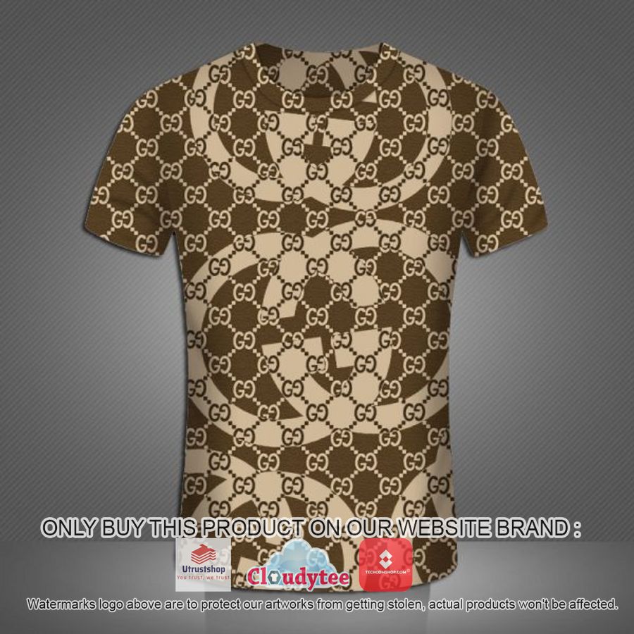 gucci brown 3d over printed t shirt 1 37102