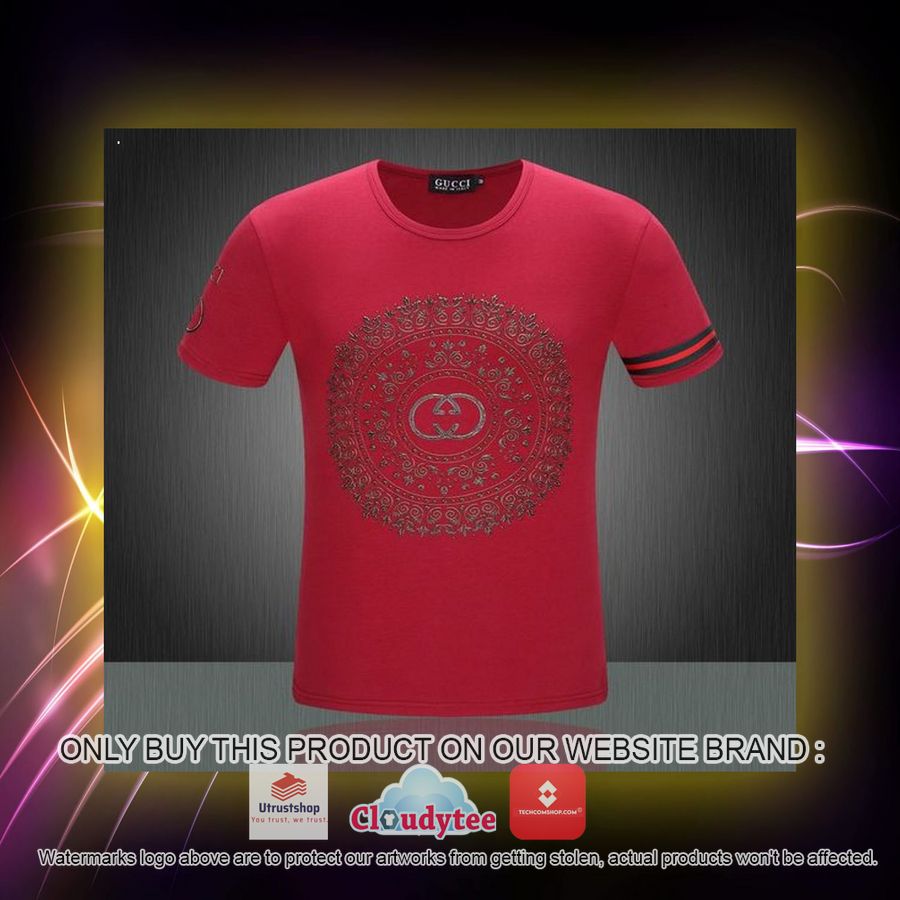 gucci circle brocade motifs red 3d over printed t shirt 2 41826