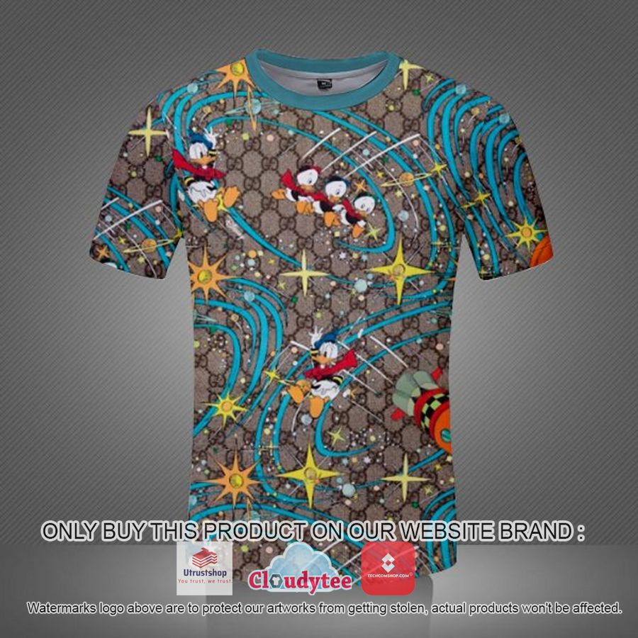 gucci donald ducks 3d over printed t shirt 1 30291