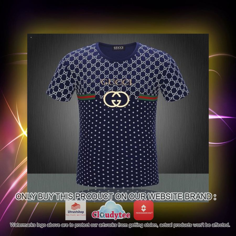 gucci navy star pattern 3d over printed t shirt 2 5450