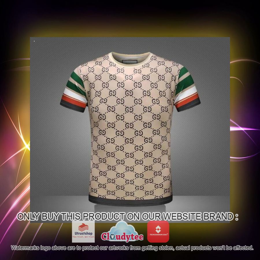 gucci red green sleeve 3d over printed t shirt 2 22975