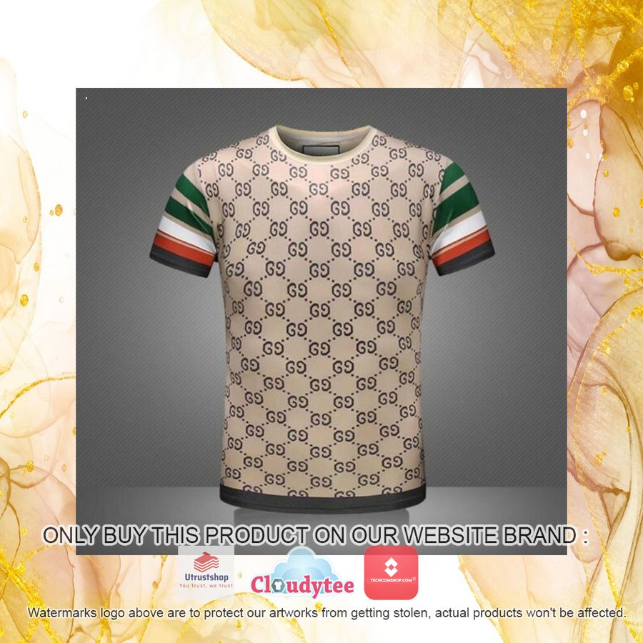 gucci red green sleeve 3d over printed t shirt 4 70680