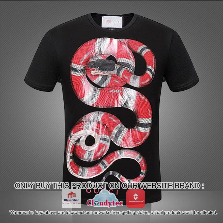gucci red snake black 3d over printed t shirt 1 55896