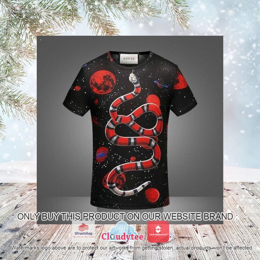 gucci red snake galaxy 3d over printed t shirt 3 31262