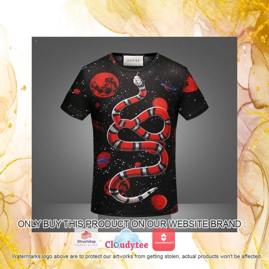 gucci red snake galaxy 3d over printed t shirt 4 52903