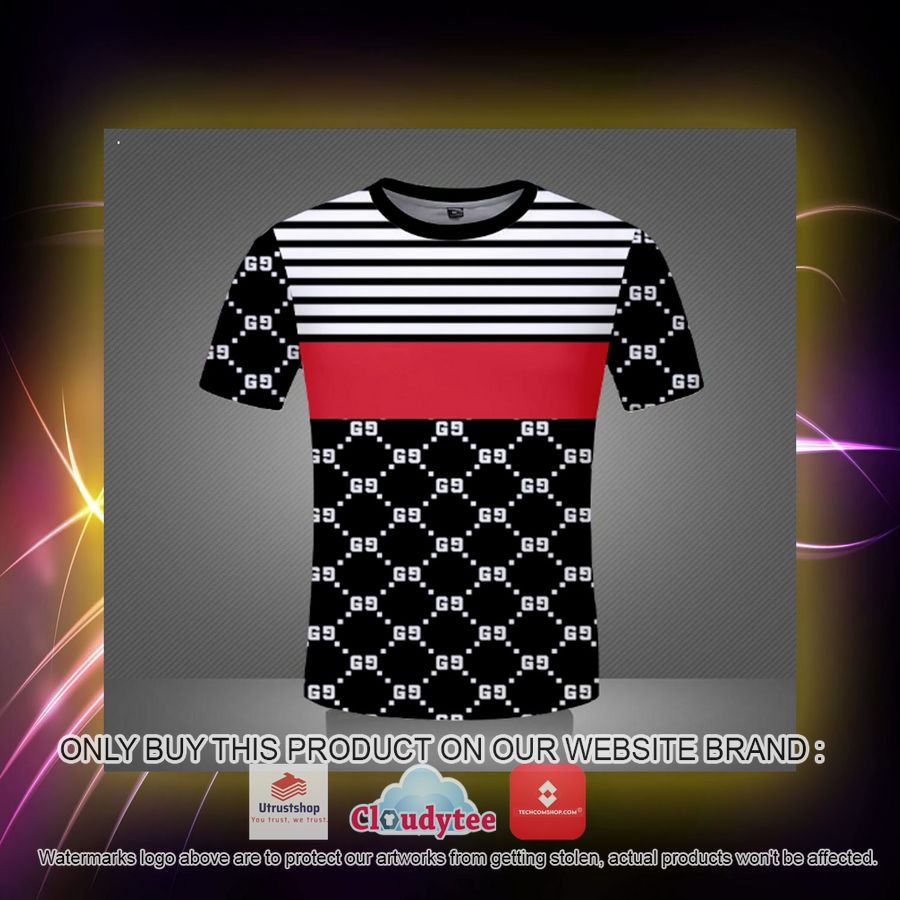 gucci red white black 3d over printed t shirt 2 96003