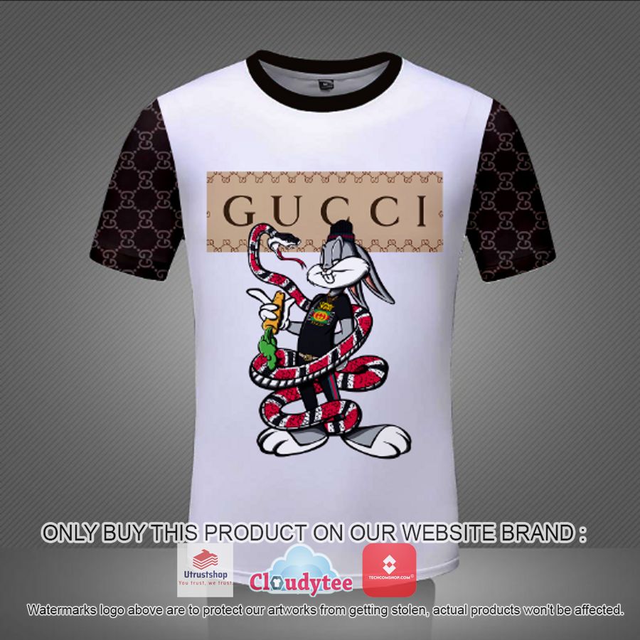 gucci snake bunny 3d over printed t shirt 1 66811