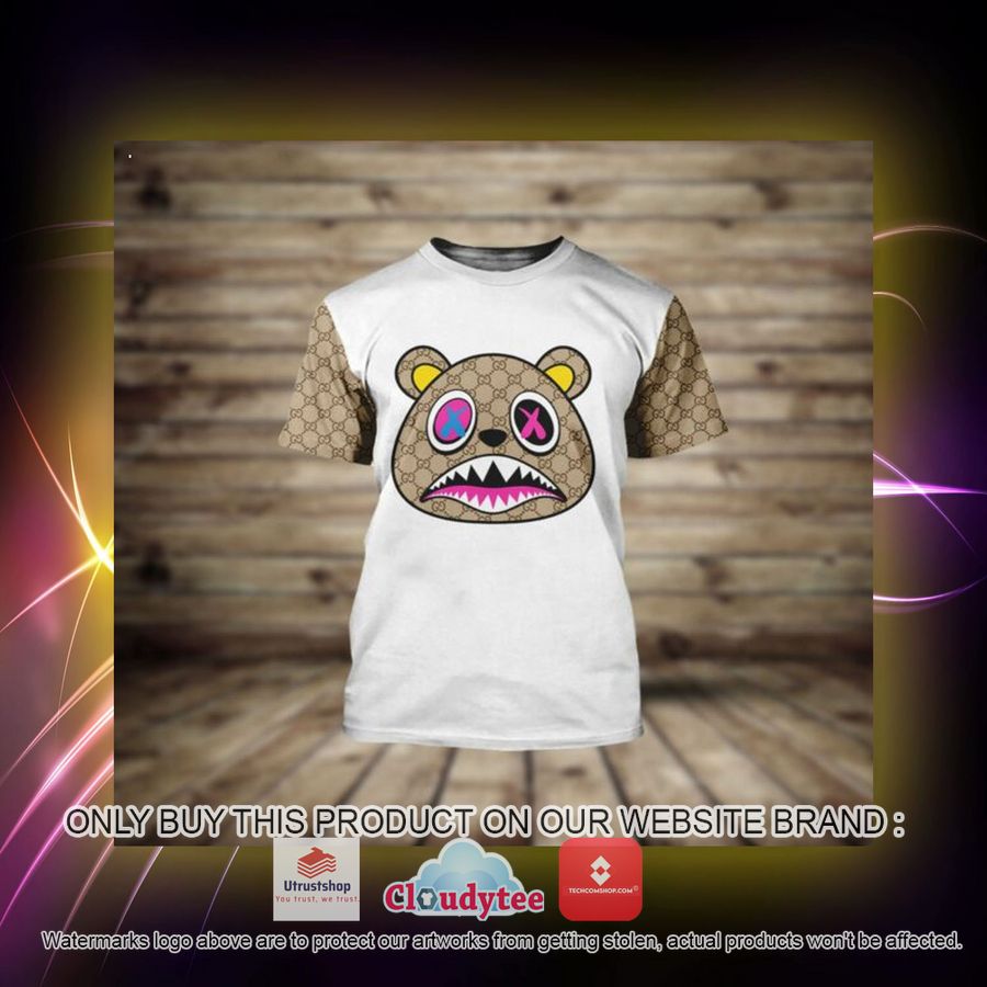 gucci spooky bearbrick 3d over printed t shirt 2 18355